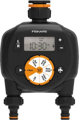 Produktbild von Fiskars 1054792, Digitaler Bewässerungstimer, 360 min, Schwarz, 1 Stück(e)