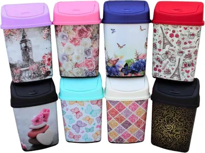 Obrázok produktu pre Kôš odpadkový výklopný 8L COLOR DEKOR - mix variantov či farieb