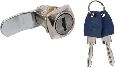 Produktbild von BH-192 Zylinder-Kriegschloss für Spindschränke mit abgewinkelter Kurve 40,5 mm