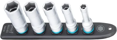 Produktbild von SmartRail 1/2" Steckschlüsseleinsatz-Satz Sechskant, 5-teilig