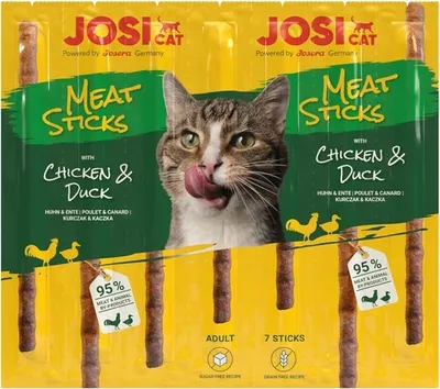 Zdjęcie produktu dla Josera JosiCat Meat Sticks Chicken & Duck 35g