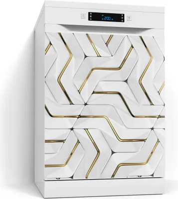 Produktbild von DEQORI Magnetmatte Spülmaschine beschreibbar 60x70 cm 'Hochglanzmuster' Magnetfolie
