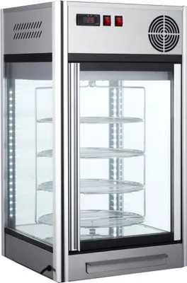 Produktbild von KBS SC 100 CHR, Vitrinenkühlschrank, Freistehend, Stahl, Stahl, Rechts, 78 l
