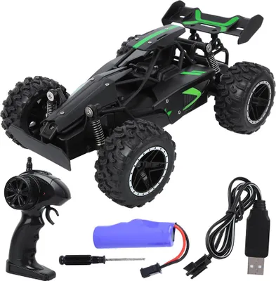 Obrázok produktu pre 1/18 2,4G diaľkové ovládanie Auto hračka USB nabíjanie Deti RC G03063RZelená