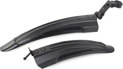 Immagine prodotto di Verk 14350 Set di parafanghi per bicicletta, 2 pezzi, neri