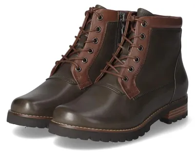 Productafbeelding van Kaerlek dames veterschoenen, groen, glad leer, maat: 41