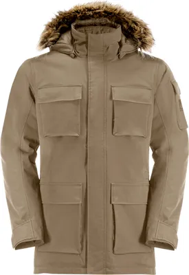 Produktbild von Jack Wolfskin Glacier Canyon Parka - Herren Wasserdichte Winter Jacke Beige 1107674-5136 , Größe: M