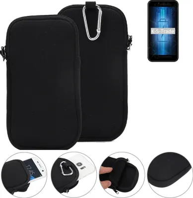 Produktbild von K-S-Trade Neopren-Hülle Handyhülle kompatibel mit Energizer Ultimate U505S Schutzhülle Neoprenhülle Sleeve Schutz-Hülle Gürtel Tasche Case