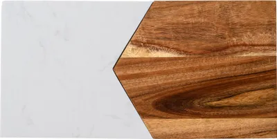 Produktbild von Servierbrett aus Holz und Marmor GUSTA 30 cm