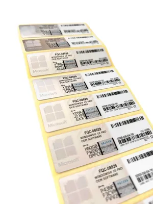 Produktbild von Windows 10 Pro Key Oem Aufkleber Coa Sticker Prodkutschlüssel Dauerlizenz Lizenz