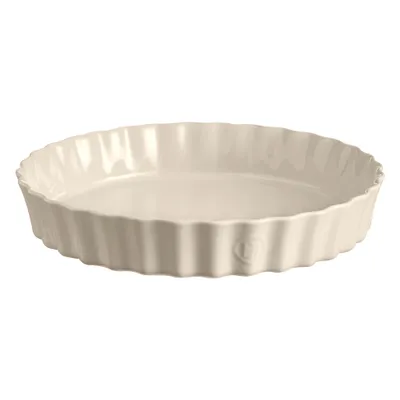 Zdjęcie produktu dla Emile Henry - Głębokie naczynie do tarty 32 cm Kremowe