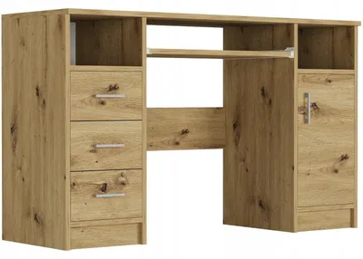 Obrázek produktu pro Psací stůl počítačový 120 cm zásuvky skříňka FRAMIRE N-11 artisan