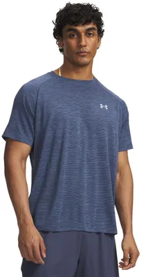 Produktbild von Under Armour UA Tech Textured SS-GRY Downpour Gray L