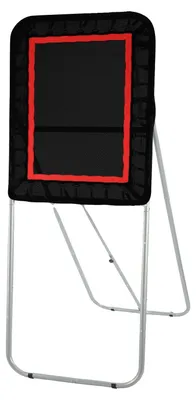 Zdjęcie produktu dla VEVOR składany rebounder do lacrosse na podwórko, siatka do siatkówki o wymiarach 90 x 120 cm, siatka treningowa do baseballu i softballu, regulowany kąt, ścianka treningowa do strzelania, czarna