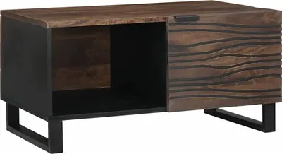 Obrázek produktu pro Maison Exclusive – konferenční stolek z ořechového dřeva 80 x 50 x 40 cm, dřevěná deska