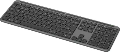 Obrázok produktu pre Logitech 920-012449, Plná veľkosť (100 %), Bezdrôtový, RF Wireless + Bluetooth, Nožnicový spínač, QWERTZ, Grafit