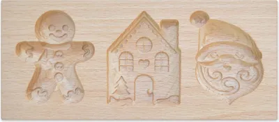 Immagine prodotto di Set di 3 stampi per biscotti ripieni - Natale