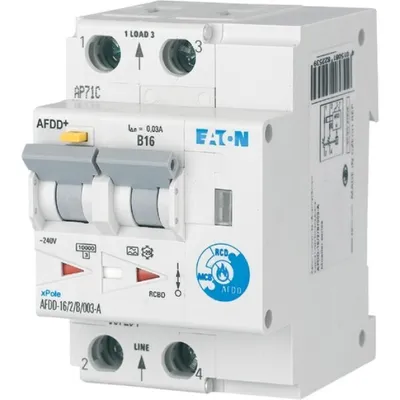 Obrázok produktu pre Eaton AFDD BRANDSCHUTZSCHALTER 2.POL (AFDD-16/2/C/003-A)