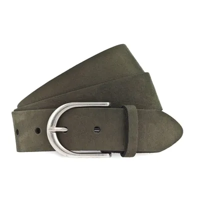 Produktbild von Vanzetti Leder Gürtel 35mm Belt W90 Suede olivgrün