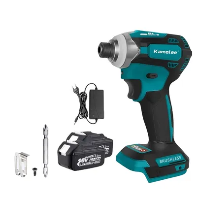 Image de Kamolee Visseuse sans fil, 18V sur batterie, 3300 tr/min à vide, Deux batteries 5,0 Ah, EU