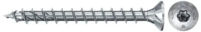 Produktbild von fischer Spanplattenschraube PowerFast, FPF II CTF 5,0 x 45 BC 500 Senkkopf mit Innenstern TX Vollgewinde galvanisch verzinkt, blau passiviert, 500 Stück