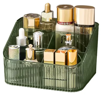 Immagine prodotto di Organizzatore per trucchi con scomparti di stoccaggio - Contenitore per cosmetici