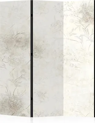 Immagine prodotto di LUMASOUL Paravento Bifacciale, paravento divisorio per interni, Motivo floreale, 135x172 cm