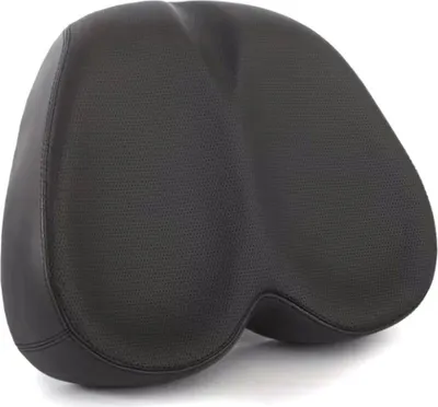 Produktbild von INF Ergonomischer Komfort Gel Fahrradsattel - Druckentlastung & Stoßdämpfung Schwarz