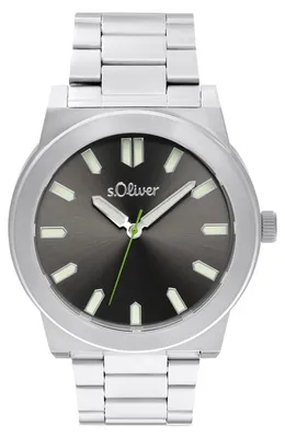 Produktbild von s.Oliver Herren Uhr Armbanduhr Edelstahl silber 2036556