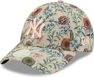 Zdjęcie produktu dla Czapka damska New Era 9Forty - FLORAL New York Yankees stone