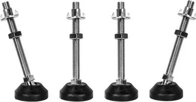 Produktbild von Set von 4 anpassbaren Möbelbeinen mit M8 x 80 mm Schraube für stabile Möbel