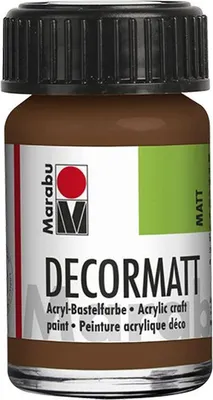 Produktbild von Marabu 1401 39 047 Decormatt Acryl Hellbraun 15 ml