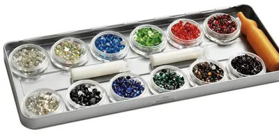 Image de EULENSPIEGEL Pierres scintillantes 12 couleurs et accessoires