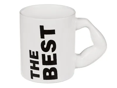 Zdjęcie produktu dla Kubek dla siłaczy z napisem The Best