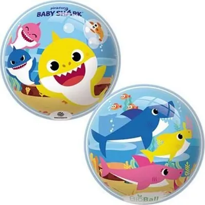 Image de Ballon enfant Mondo Bioball Baby Shark 23 Cm bleu