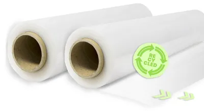 Immagine prodotto di Film trasparente estensibile per imballaggio, 50 cm x 300 m - 2 rotoli