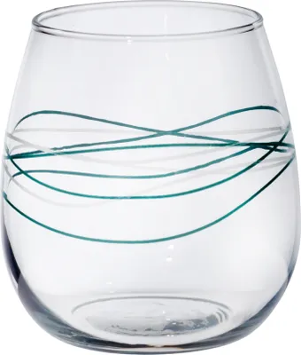 Produktbild von Trinkglas Stemlessline Türkis