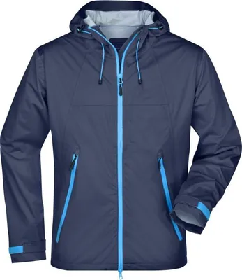 Produktbild von Men's Outdoor Jacket navy/cobalt, Gr. XXL