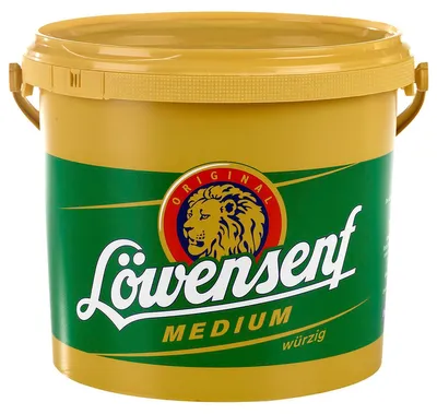 Image de Moutarde au lion moyenne piquante seau 5000g