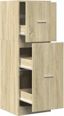 Produktbild von Apothekerschrank Sonoma-Eiche 40x41x118 cm Holzwerkstoff