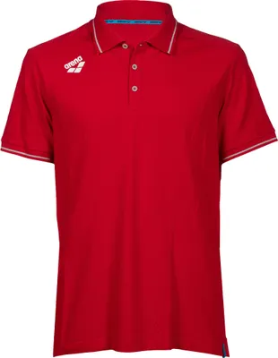 Produktbild von Arena Poloshirts Team Solid Baumwolle Rot