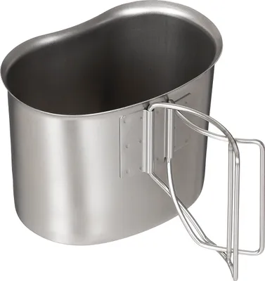 Produktbild von MFH US Feldflaschenbecher Edelstahl Klappgriffe
