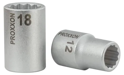 Image de Proxxon Vielzahn Nuss Aussen XZN18 18mm Antrieb 12,5mm Steckschlüsseleinsatz