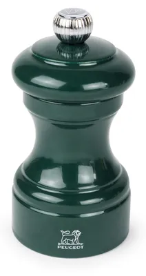 Image de Peugeot Bistro Moulin à sel 10 cm Bois laqué vert forêt
