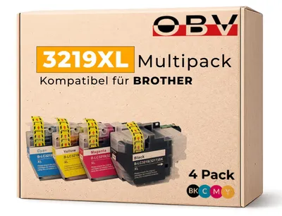 Produktbild von Brother LC-3219XL kompatible Druckerpatronen 4er Set - MFC-J5330dw MFC-J5330dw XL MFC-J5335dw