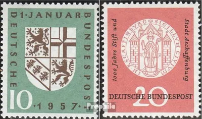 Produktbild von Briefmarken BRD (BR.Deutschland) 1957 Mi 249,255 (kompl.Ausg.) postfrisch Eingliederung des Saarlandes