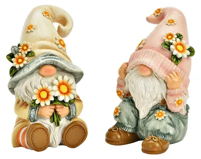 Image de Lot de 2 décorations nains de jardin cachés