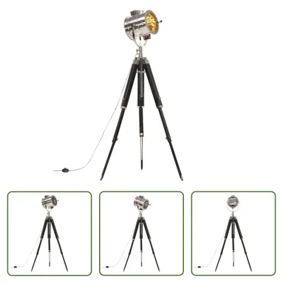 Produktbild von The Living Store Stativlampe Mango Massivholz 165 cm