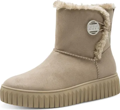 Produktbild von MARCO TOZZI Damen Stiefeletten mit Wechselfußbett Warm, Braun (Taupe), 39 EU