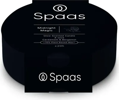 Produktbild von Spaas Glow Duftkerze 4 Dochte 20 Uhr – Mitternachtszauber | 2 Stk